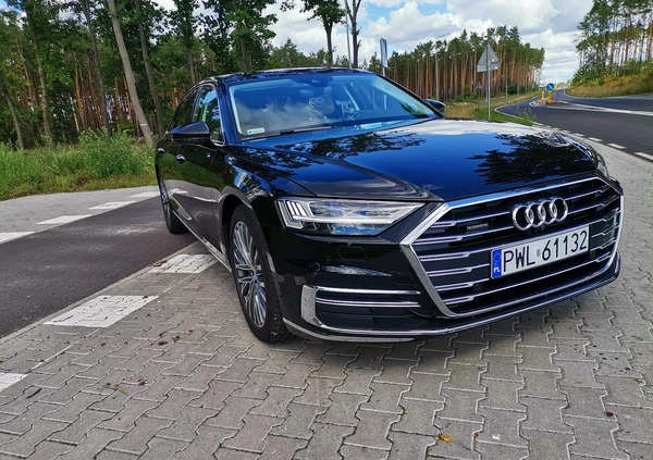 Audi A8 cena 380000 przebieg: 36800, rok produkcji 2021 z Wolsztyn małe 254